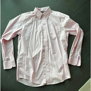 Lauren Ralph Slim Fit Stretch Non-Iron Dress Shirt 16 34/35